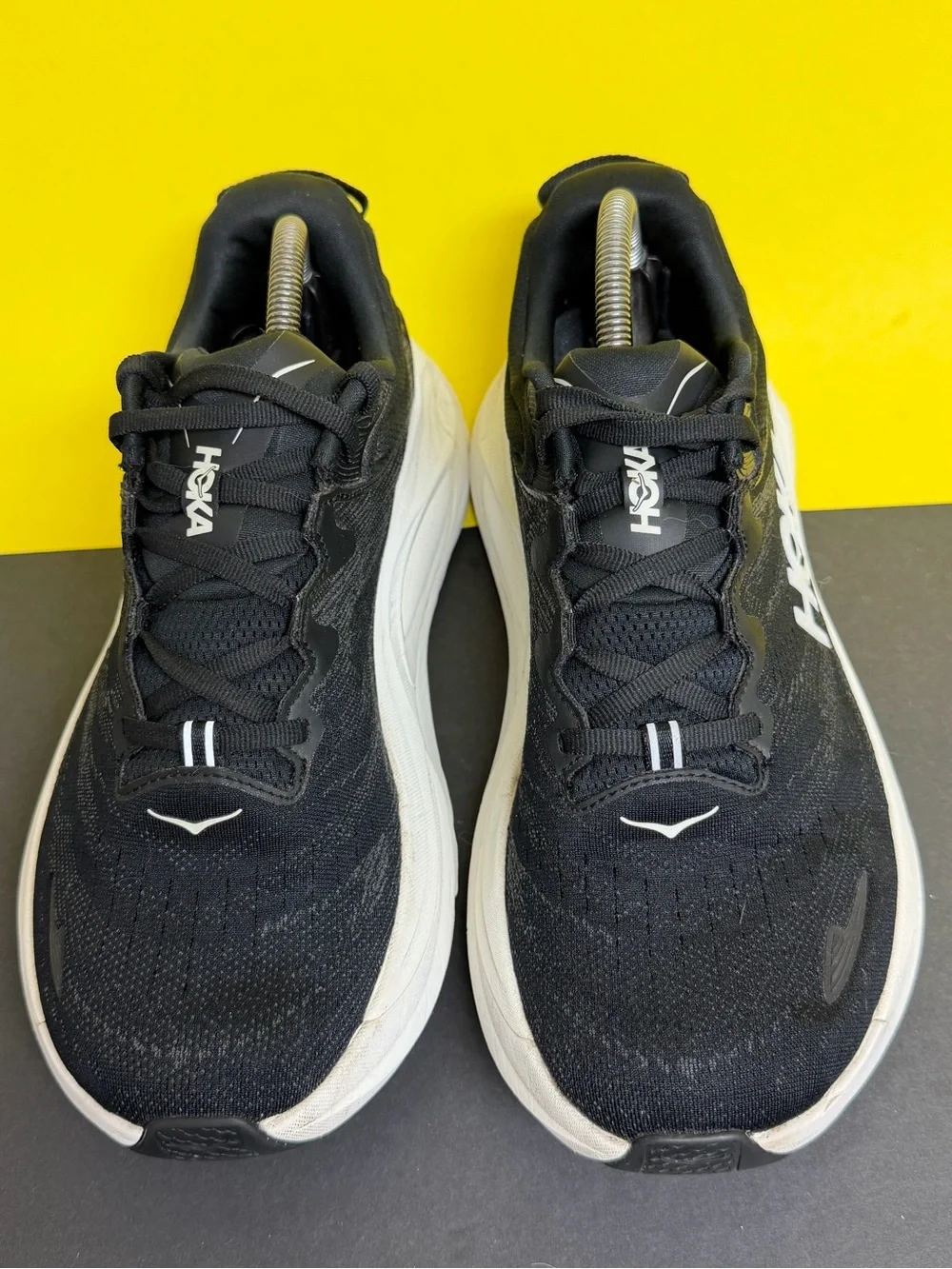 Hoka One One Gaviota 6 Women’s Size 9.5D WIDE Black White Running Shoes